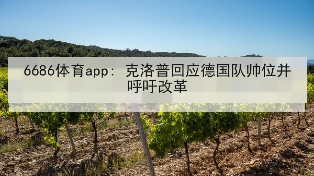 6686体育app: 克洛普回应德国队帅位并呼吁改革